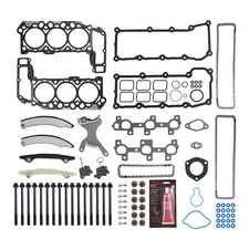3.7L SOHC Timing Chain Kit + Timing Cover Gasket Set for Jeep Liberty 02-05