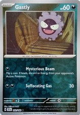 102/162 GASTLY REVERSE HOLO TEMPORAL FORCES POKEMON CARD