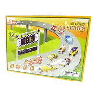 Cubic Happy 3D Puzzle Car Series Kinder Spielzeug Mit 8 Autos 122 Teile