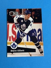 1991-92 Pro Set French Dave Ellett #230 Toronto Maple Leafs (Q)