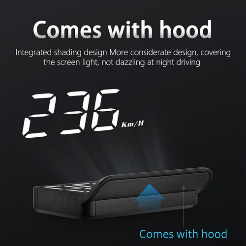 Auto-HUD-Head-Up-Display OBD2 / GPS-Übergeschwindigkeitswarnsystem Projektor - Bild 9 von 12