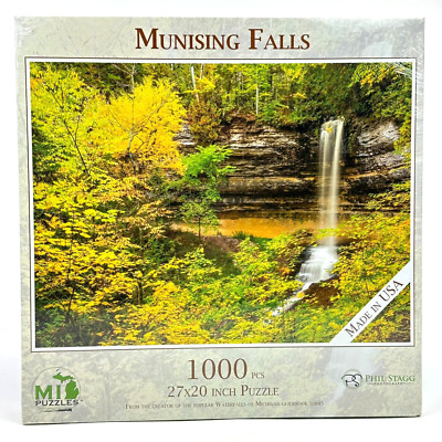 Munising Falls Phil Stagg Waterfall Michigan 1.000 Pieces Puzzle 2017 New Sealed