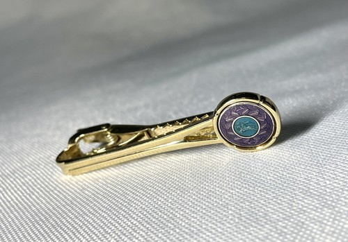 Auth beautiful Burberry Horse Night Logo × leaf design tie pin tie bar tie clip - Picture 5 of 19
