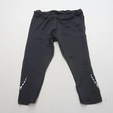 Pearl Izumi Womens Cycling Capri Leggings Size XL Black Zip Pocket Biking