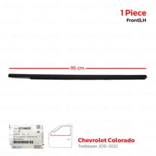 Front Left Outer Weatherstrip Door Belt For Chevrolet Colorado 2012 - 2022