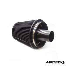 Focus MK2 ST Airtec Motorsport Large Cotton Air Filter + Black 80mm Trumpet