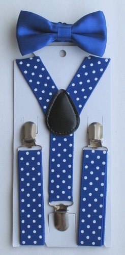 New Suspender and Bow Tie Sets for Boys Girls Kids Child Children -Ship from USA - Picture 43 of 61