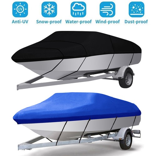 20' 21' 22' V-Hull Fish/Ski Trailerable Boat Cover Grey Color 20' 21' 22' V-Hull Fish/Ski Trailerable Boat Cover Grey Color