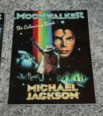 Michael Jackson Moonwalker 1988  Coloring Book  (NOS)