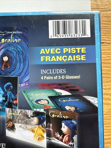 CORALINE WIDESCREEN LIMITED EDITION GIFT SET DVD BRAND NEW SEALED 2009 - Picture 11 of 18