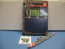  Axis Allies War at Sea BASE SET Duca d'Aosta 45/64 with card 