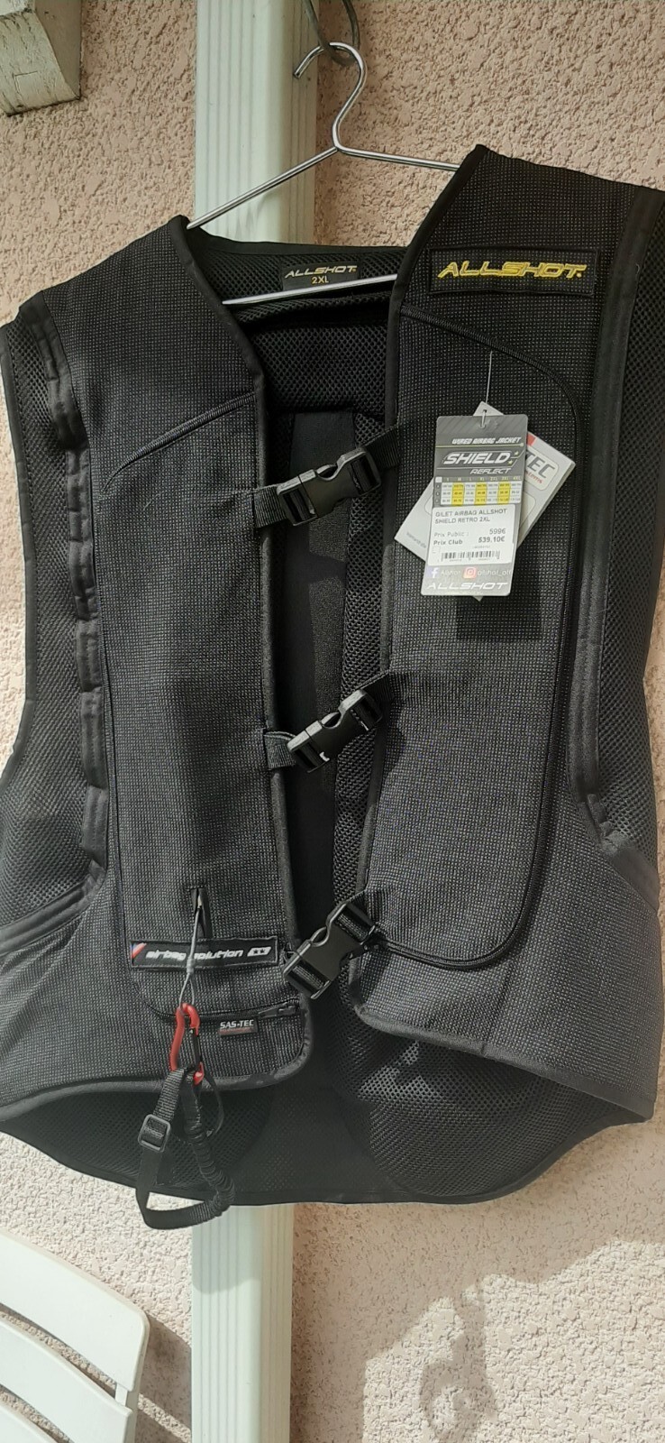 Gilet moto airbag ALLSHOT pour rouler en sécurité sur de longs trajets