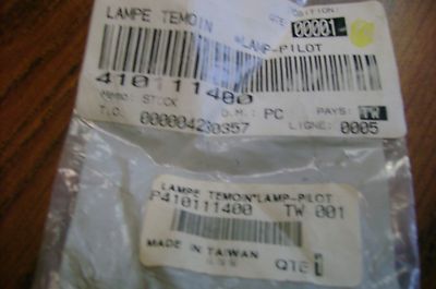 BRP SKI DOO PILOT LAMP P/N 410111400, OBSOLETE