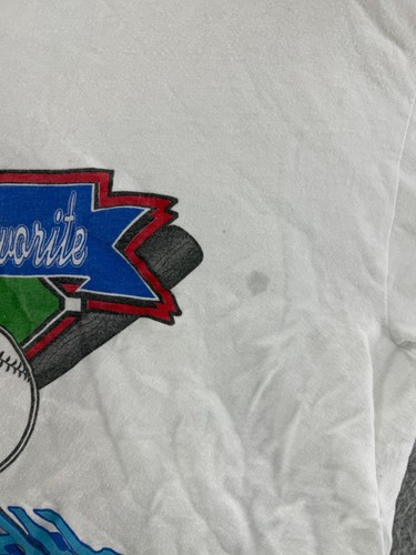 America's Favorite Baseball T-Shirt Men's Short Sleeve Graphic Tee (NO TAG) - Picture 2 of 8