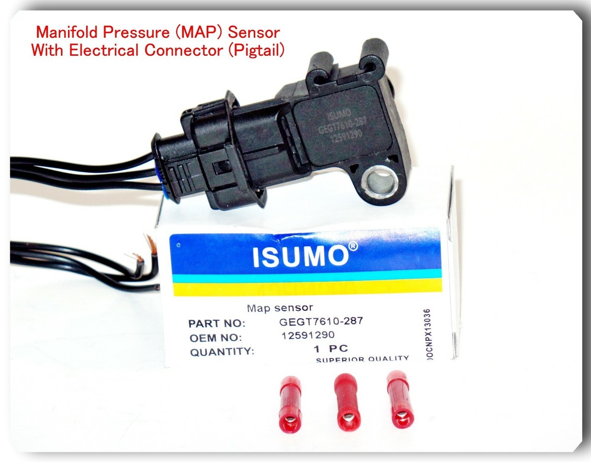 m　0324 Manifold Pressure(MAP)Sensor W/Connector Fits:OEM#:55573248