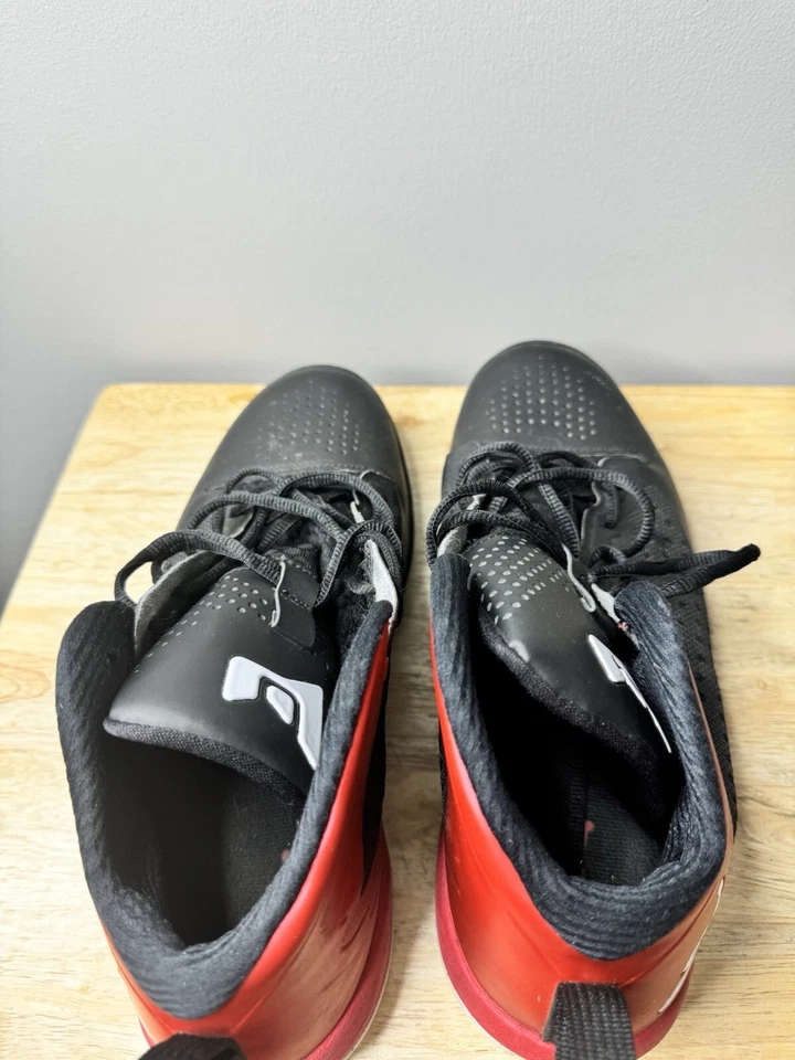 Nike Air Jordan Fly Wade 2 Tenis 10.5 Negro/Rojo Zapatos Altos 479976-001 Foto 3 de 4