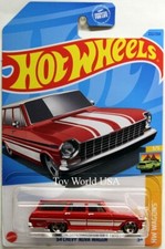 2023 Hot Wheels 222 Hw Wagons 64 Chevy Nova Wagon