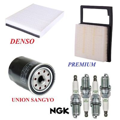 Tune Up Kit Filters Spark Plugs For FORD C-MAX L4 2.0L 2013-2016