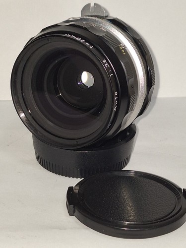 Near MINT Nikon NIKKOR-H Auto 28mm F3.5 Non-Ai Converted Camera Lens Japan