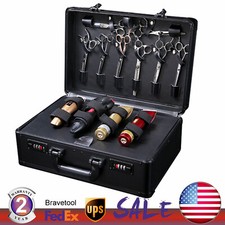 Barber Carrying Case Box For Barber Hair Cutting Tools Organizer  Password Lock