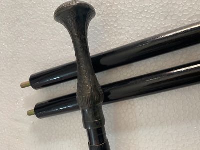 Vintage Stil Schwarz Design Messing Kopf Griff Gehstock Holzstock Handarbeit
