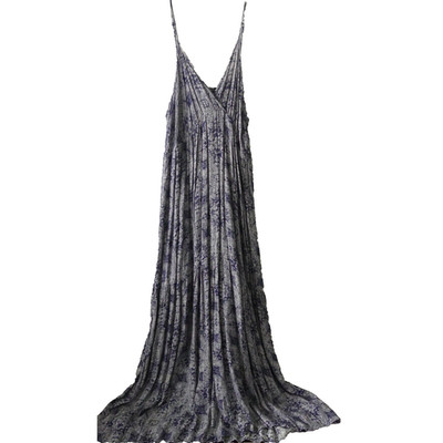 Rue 21 Floral Maxi Dress Sundress MEDIUM Purple Y2K Whimsygoth Long Flowy