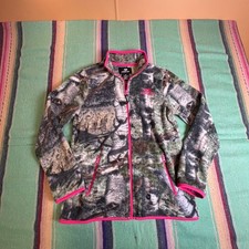 Mossy Oak Fleece Jacket Womens S Pink Camo Mountain Country Full Zip W316236 Mossy Oak Fleece Jacket Womens S Pink Camo Mountain Country Full Zip W316236