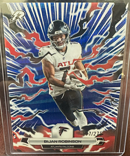 💎177/275 Bijan Robinson NAVY SURGE💎 2026 Topps Resurgence ATL Falcons Card #5