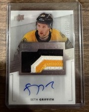 2014 2014-15 Upper Deck Premier Jersey Auto Rookie #106 Seth Griffith 130/299