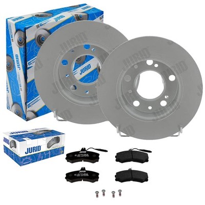 JURID BREMSSCHEIBEN 256mm BELÄGE VORNE passend für FIAT DUCATO PEUGEOT J5 + C25