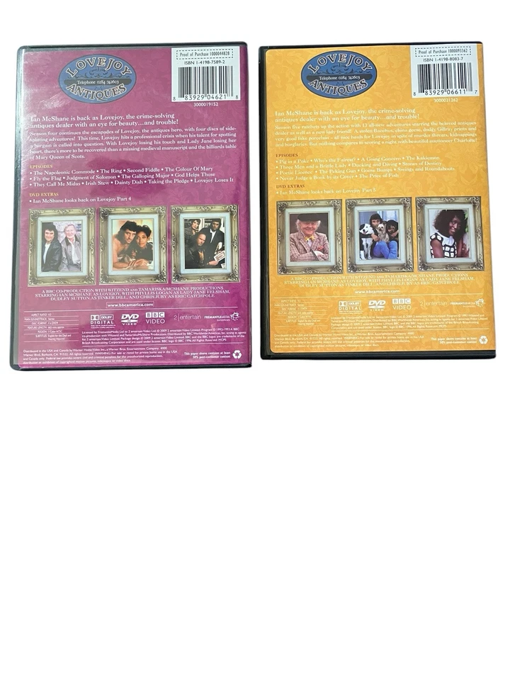 Lovejoy TV Series - Seasons Four & Five (4-5) Ian McShane - BBC DVD - Image 2 of 4