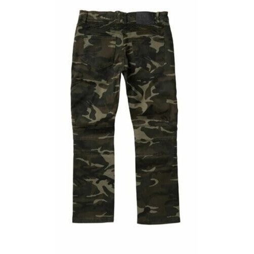 XRAY Boys Camo Print Moto Jeans Size 16 Olive Camo MSRP $58 BXP-96107 - Picture 3 of 4