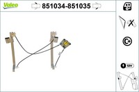 NEU - Valeo 851034 Fensterheber FüR Seat