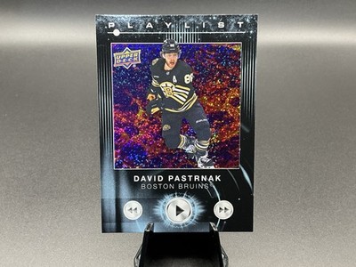 2024-25 Upper Deck Series 2 - Playlist David Pastrnak #PL-3 Speckle