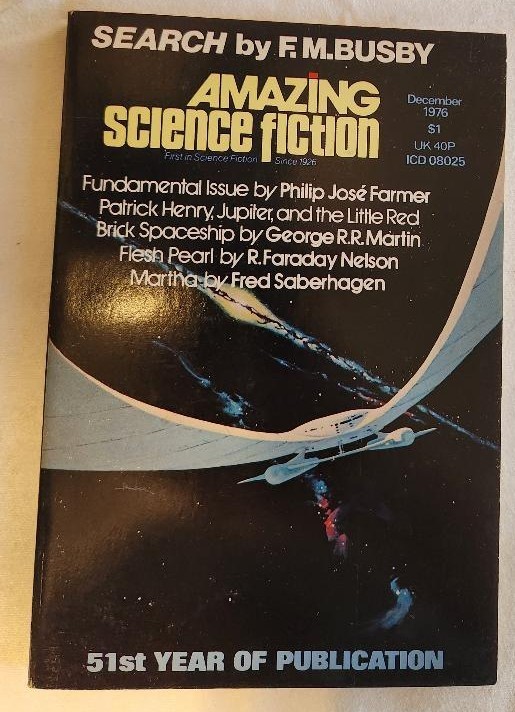 Amazing Science Fiction, Dec. 1976, with Fundamental Issue by Philip Jose Farmer