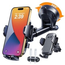 2026 Ultimate Best  True Military-Grade  Safety Cert  Car Phone Holder Black