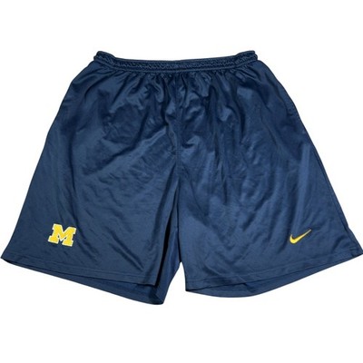 Vintage Nike Team Michigan Wolverines Shorts Herren XL 30W 7L Navy Sommer Urlaub 