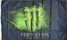 Monster Energy Drink Edición Especial 3x5 Pies Bandera 4 Costuras Forradas