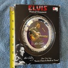  Elvis Presley Ornament Christmas Musical New In Box Multicolored Oval — photo 3