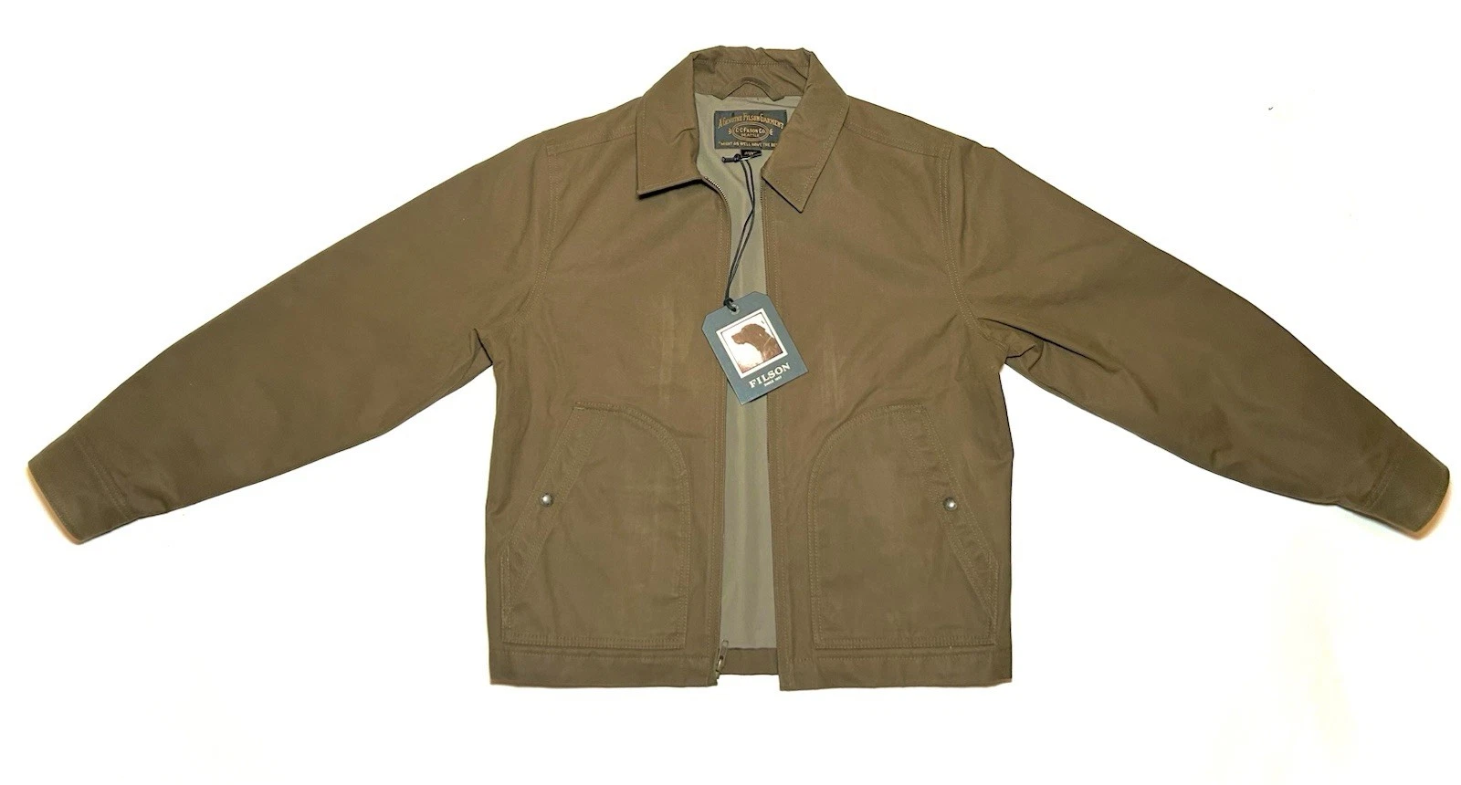 RARE Filson Ranger Crewman Jacket OLIVE DRAB NWT - XS
