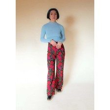NWT Rolla's Heidi Wide Leg High Rise Pants Rambling Floral Print XS