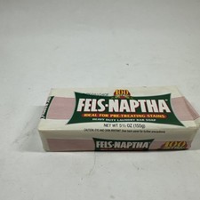 Fels-Naptha Heavy Duty Laundry Bar Soap Ideal Pre-treating 5.5OZ Made in USA