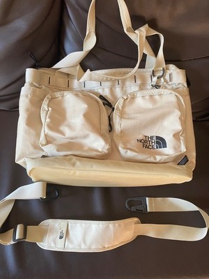 the northface basecamp voyager tasche gross weiss