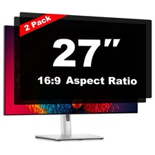 27 Inch Computer Privacy Screen Shield 2 Pack for 16:9 Widescreen Desktop M...