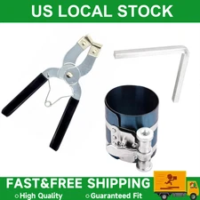 Piston Ring Compressor 2-1/8" to 7" Professional Piston Install Tool with Wrench
