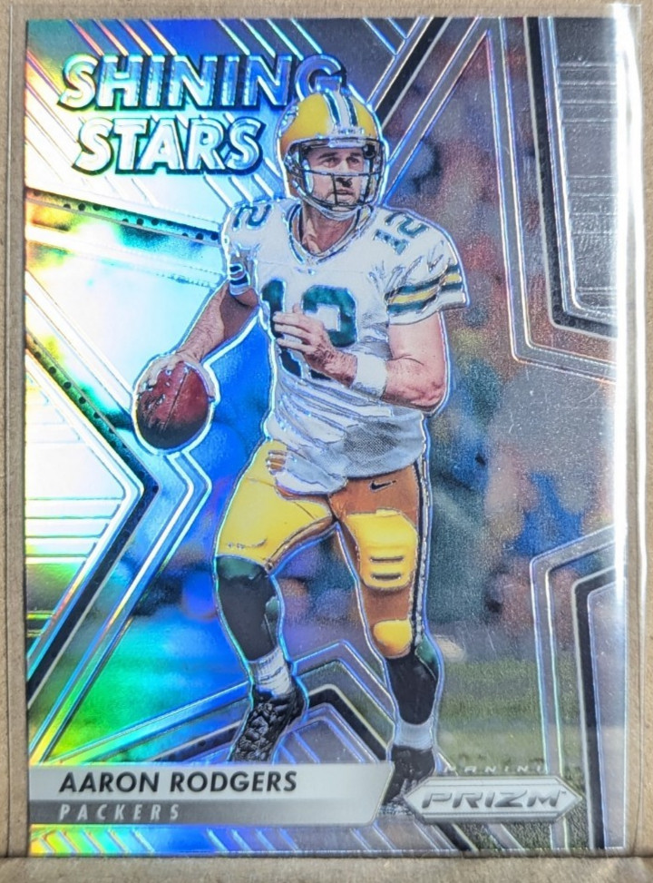 2016 Panini Prizm - Shining Stars Aaron Rodgers #4 Silver Prizm