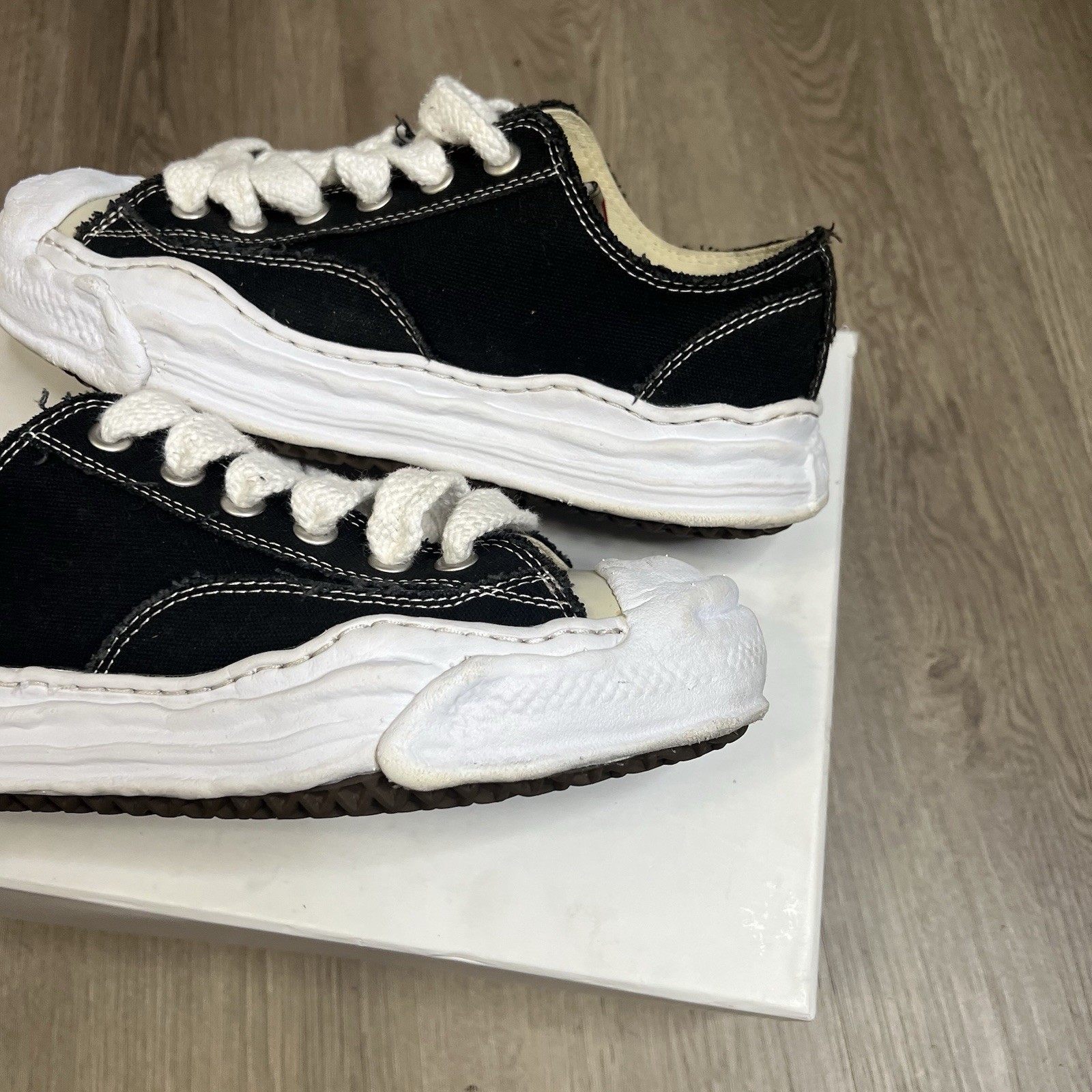 SAOLA Taglia 8M US (41) Maison Mihara Yasuhiro Hank OG suola tela bassa