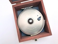 JW Young Purist II 2051 4.5” Centrepin Reel with presentation box