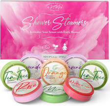 Shower Steamers Aromatherapy 8 Pack - Gifts for Women, Shower Bombs with Essenti