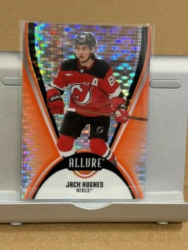 2025-26 Upper Deck Allure Orange Slice Jack Hughes New Jersey Devils #34